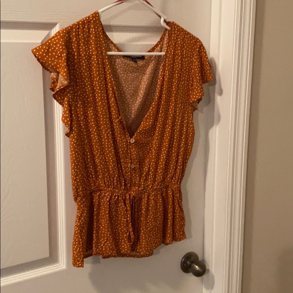 Polka dot blouse